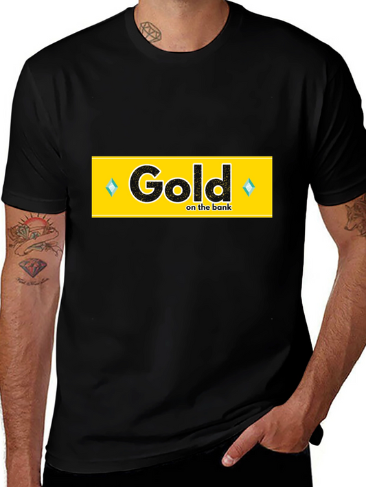 Gold on the Bank T-Shirt - Black