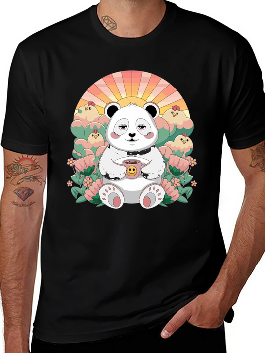 Cute Panda T-Shirt - Relaxed Graphic Tee