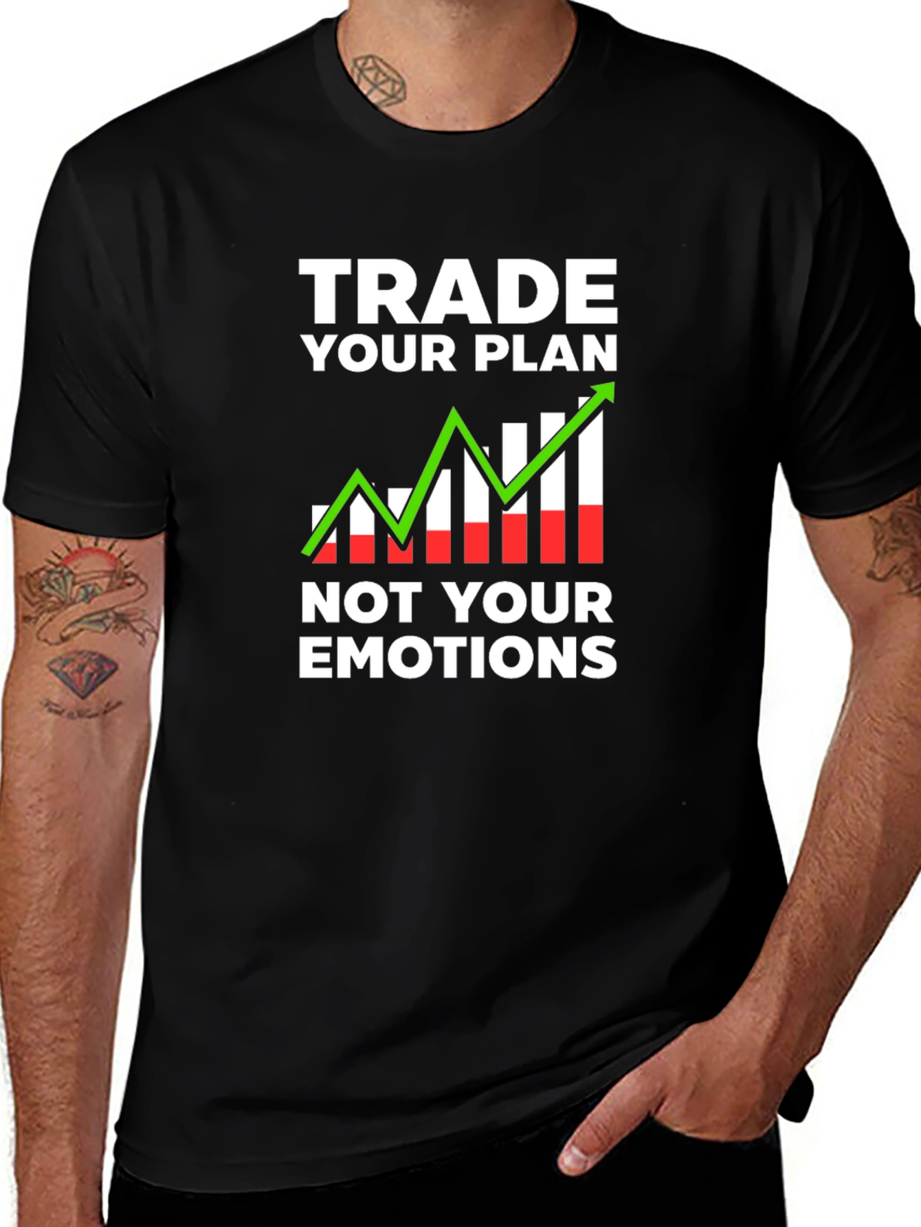 Trade Your Plan T-Shirt - Motivational Trader Apparel