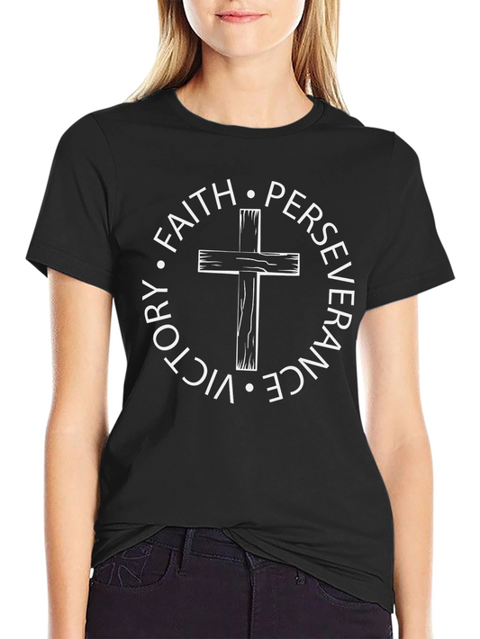 Faith Perseverance Victory Graphic Tee