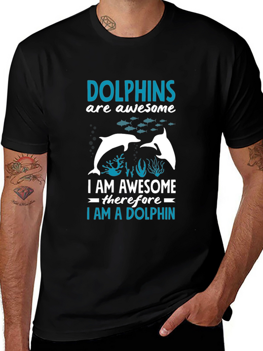 Dolphin Lover T-Shirt - Awesome Dolphin Graphic Tee