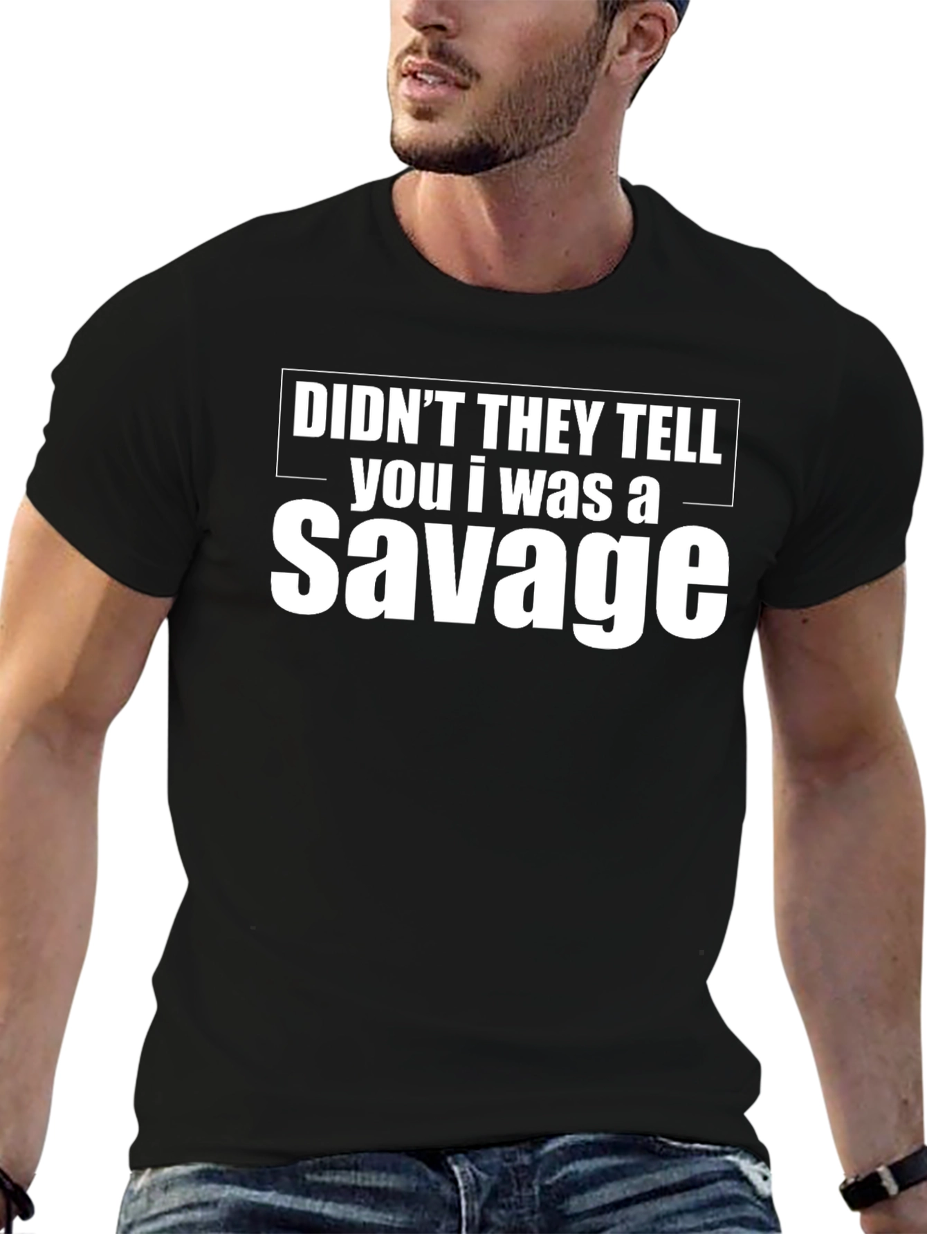 Savage Graphic Tee - Bold Statement T-Shirt