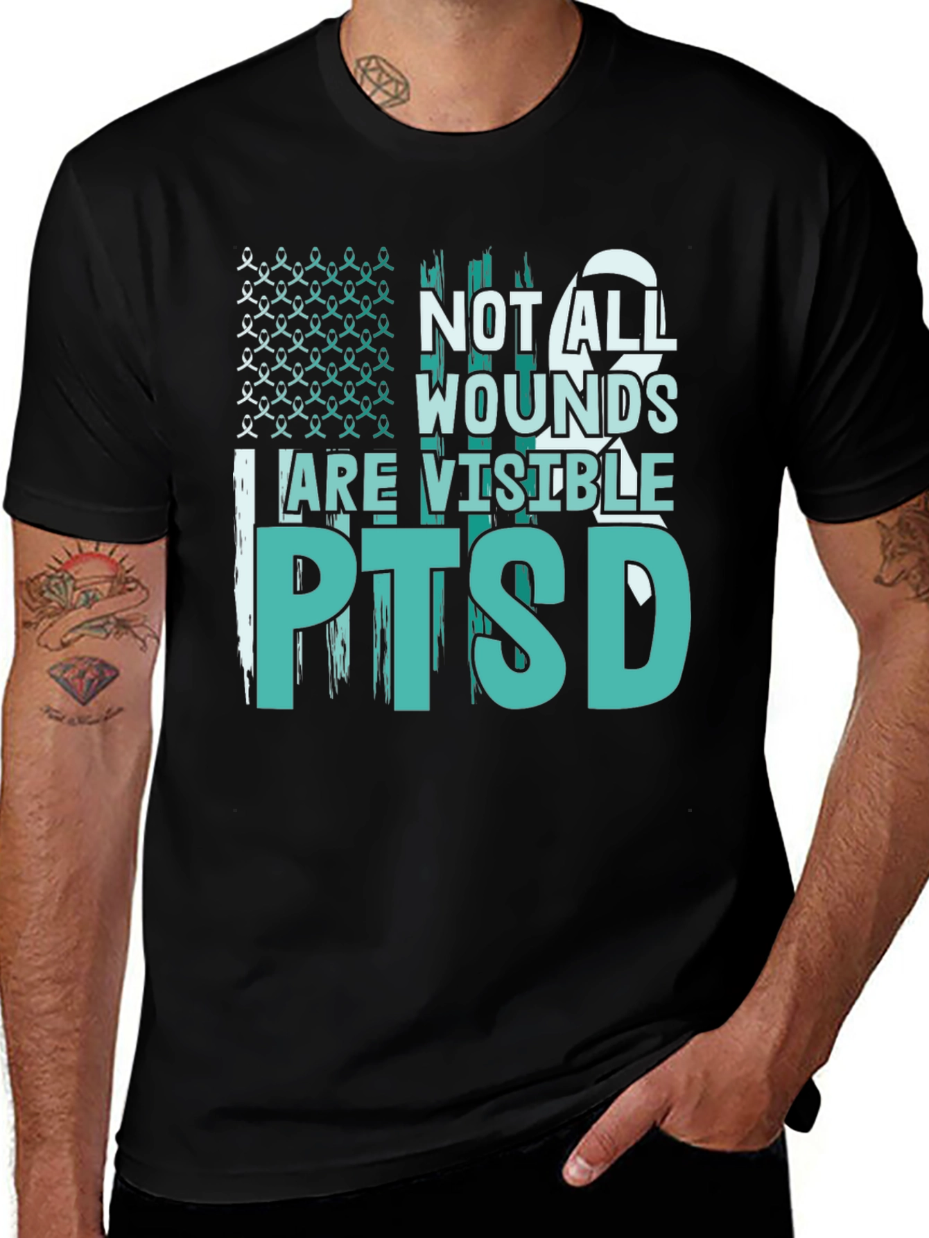 PTSD Awareness Graphic T-Shirt
