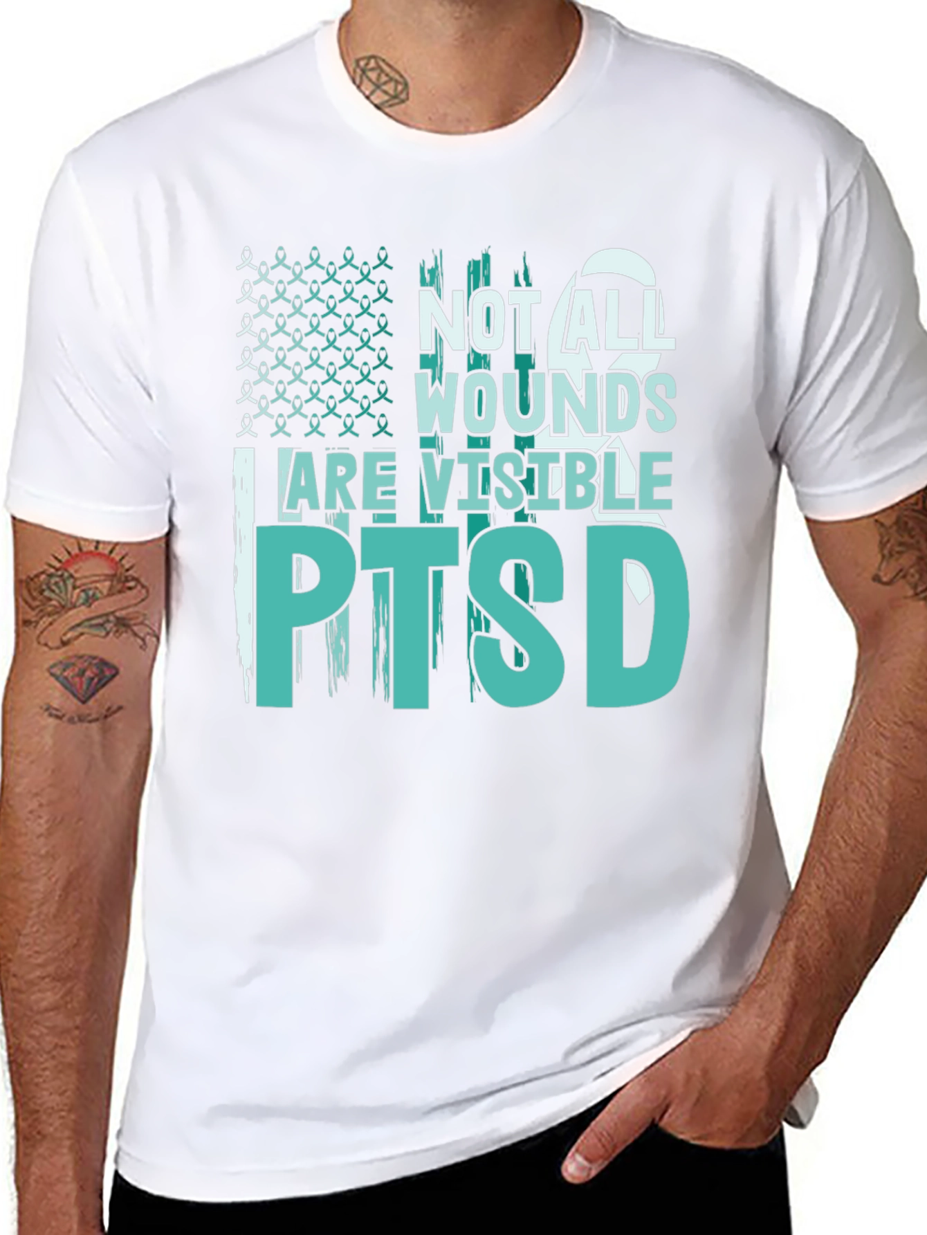 PTSD Awareness Graphic T-Shirt