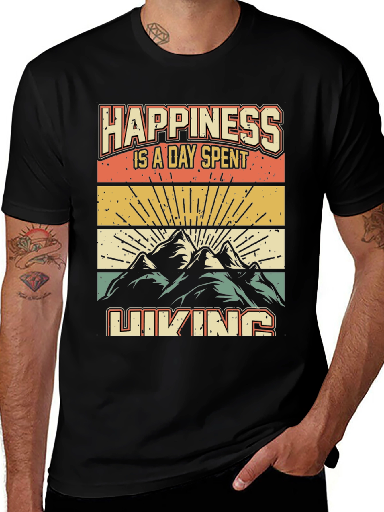 Happiness Hiking T-Shirt - Adventure Apparel