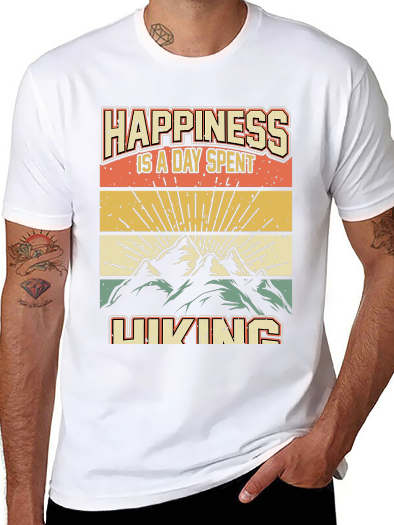 Happiness Hiking T-Shirt - Adventure Apparel