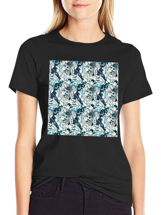 Cool Patterned Black T-Shirt