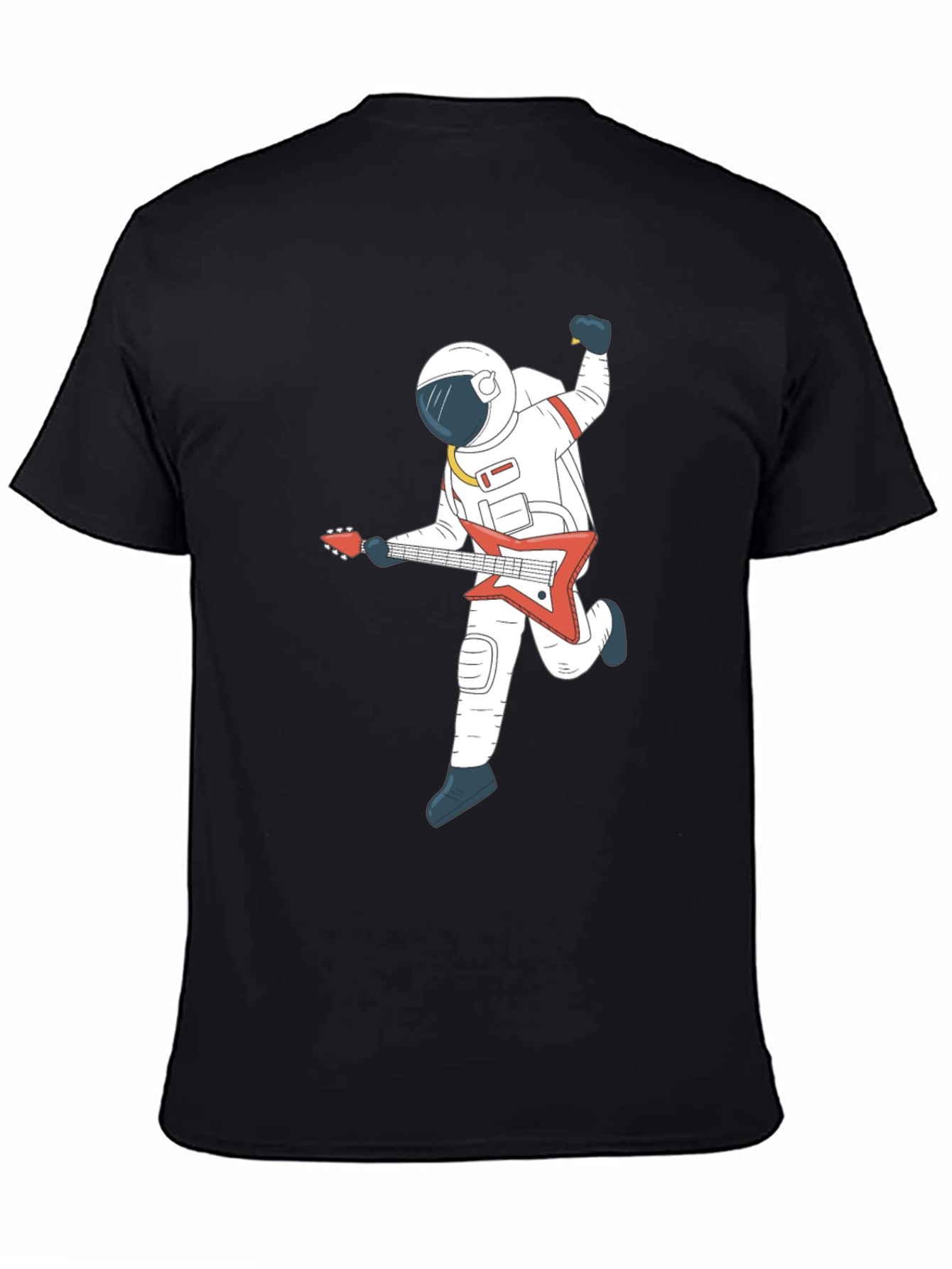Astronaut Guitar Player Graphic T-Shirt