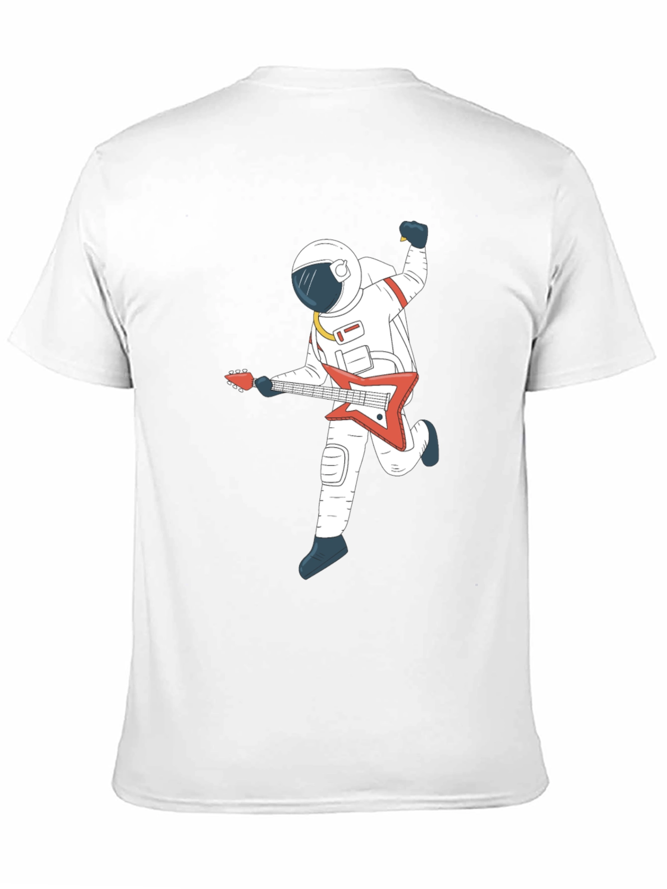 Astronaut Guitar Player Graphic T-Shirt