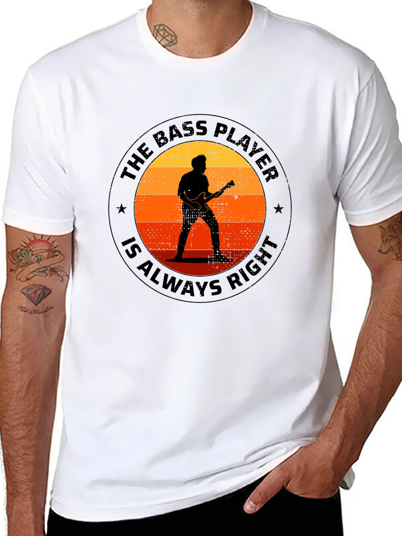 Bass Player Always Right Graphic Tee
