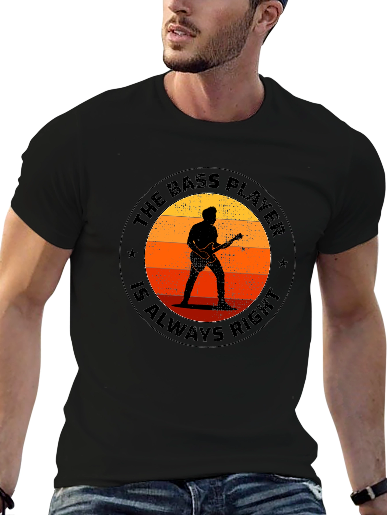 Bass Player Always Right Graphic Tee