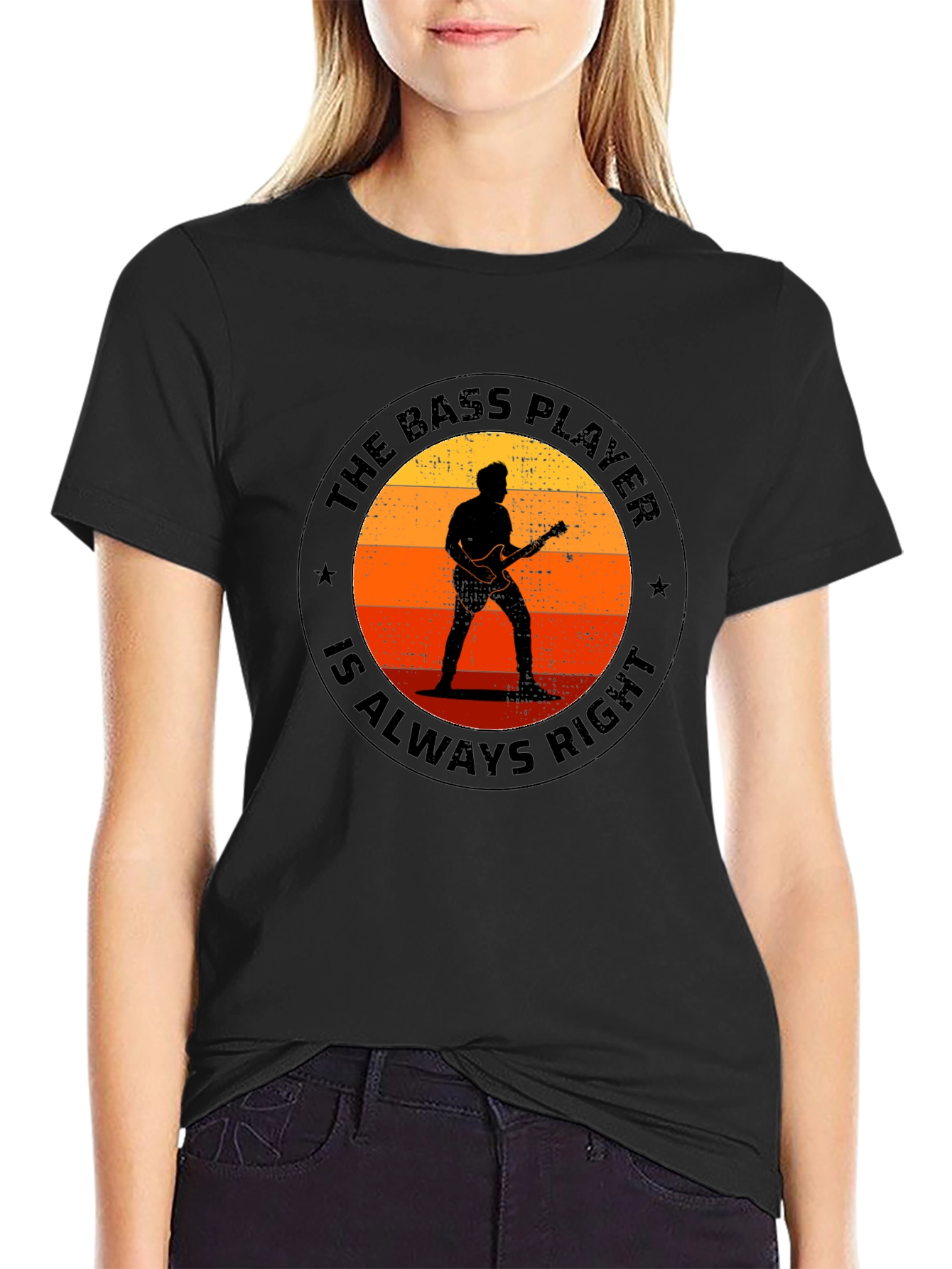 Bass Player Always Right Graphic Tee