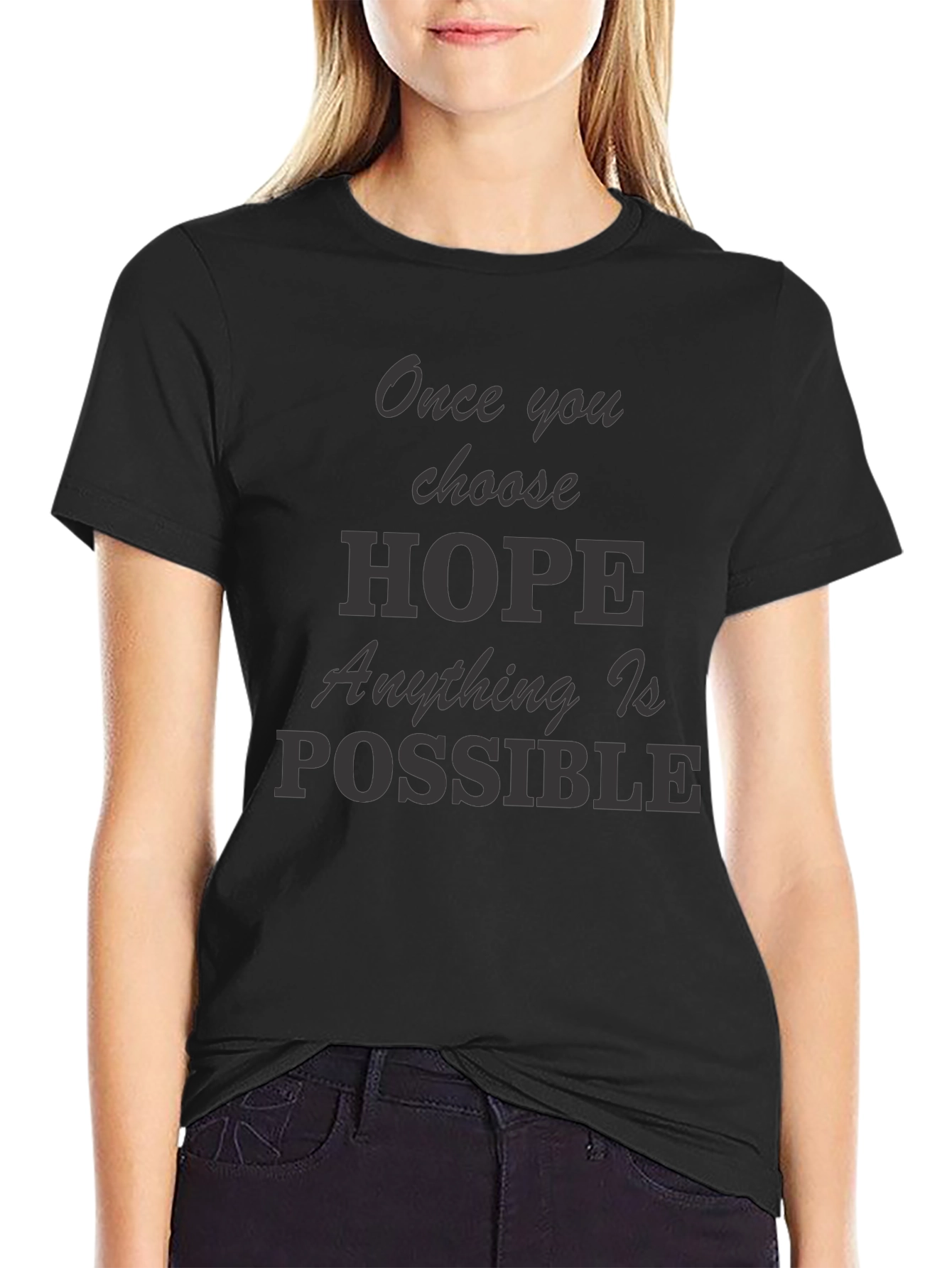 Hope Motivational Graphic T-Shirt - Inspiring Message