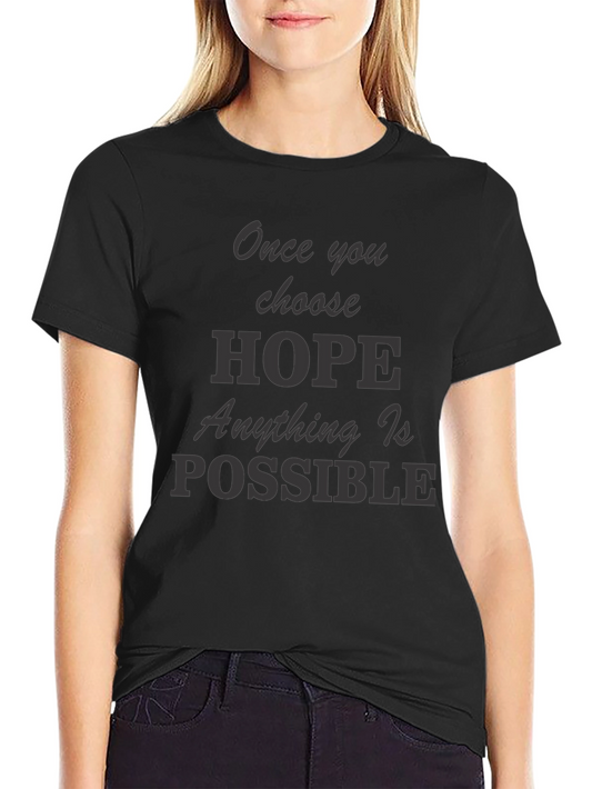 Hope Motivational Graphic T-Shirt - Inspiring Message