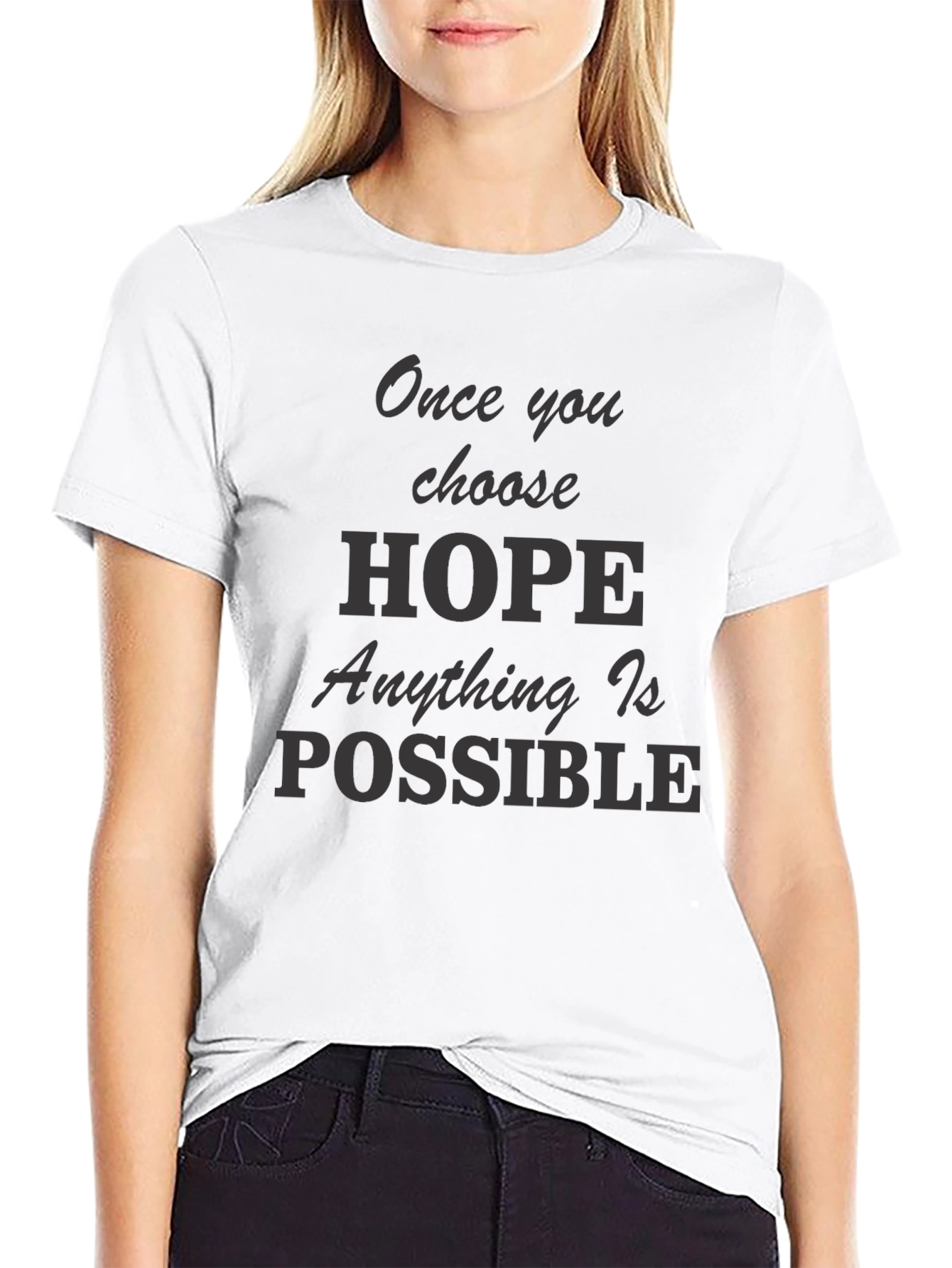 Hope Motivational Graphic T-Shirt - Inspiring Message