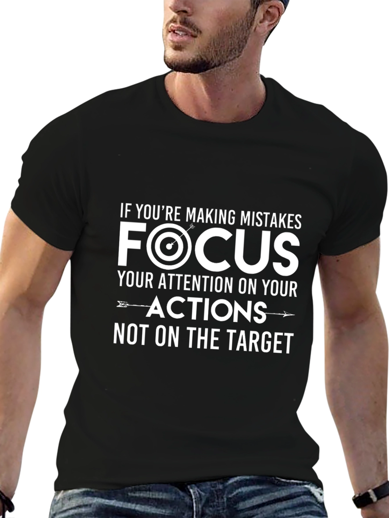 Focus Graphic Tee - Motivational T-Shirt