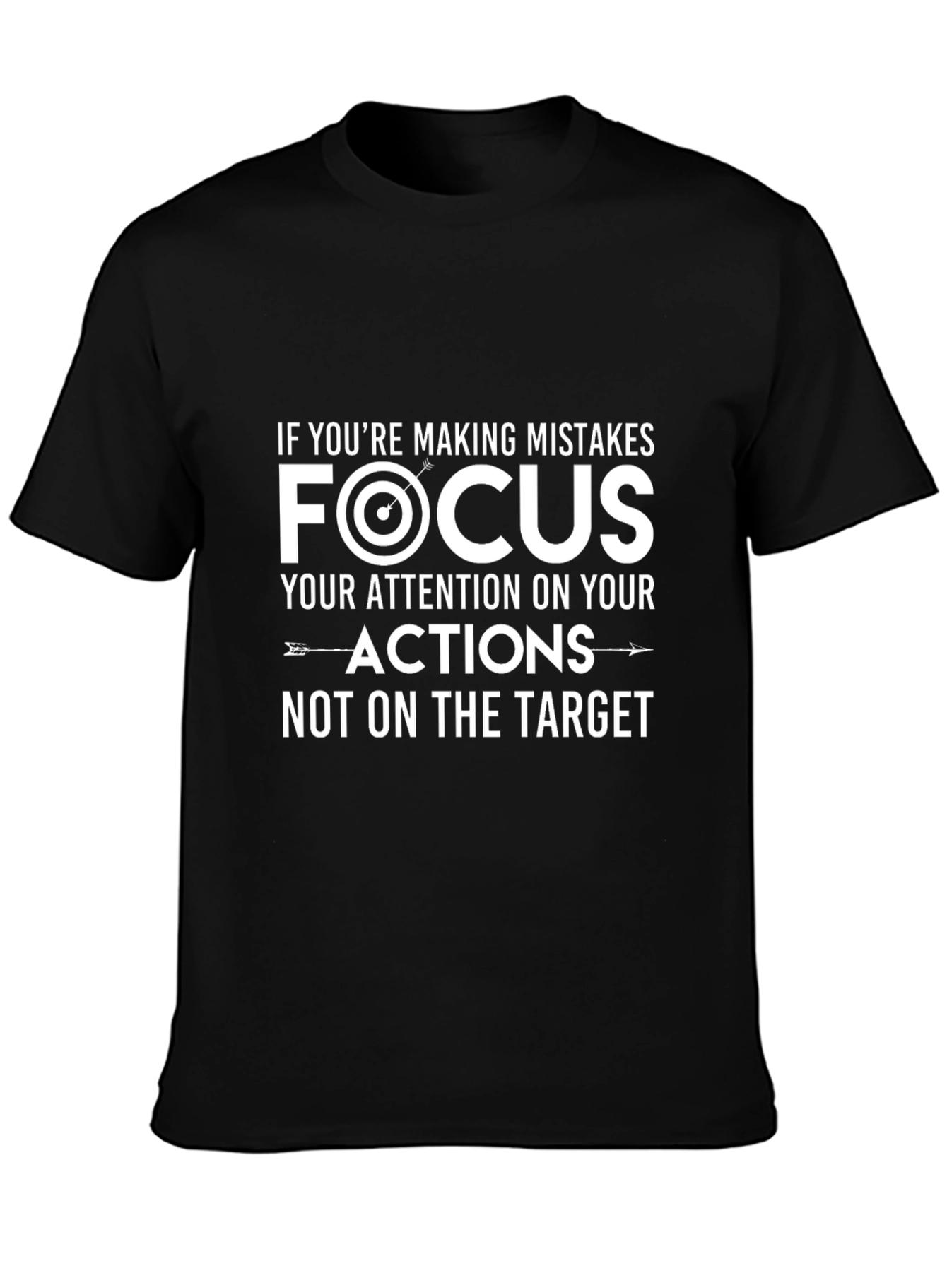 Focus Graphic Tee - Motivational T-Shirt