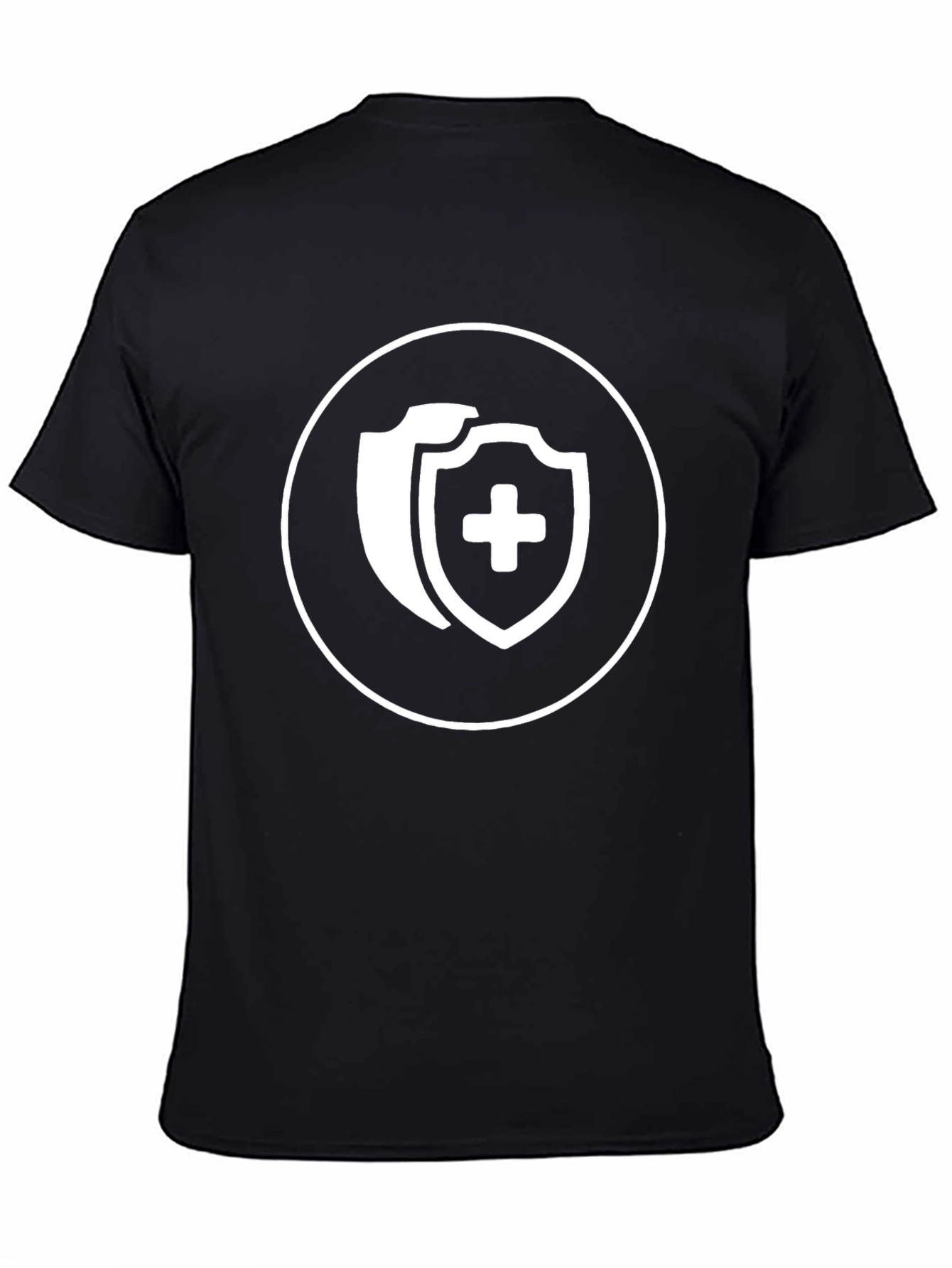 Black T-Shirt with Shield Medical Logo