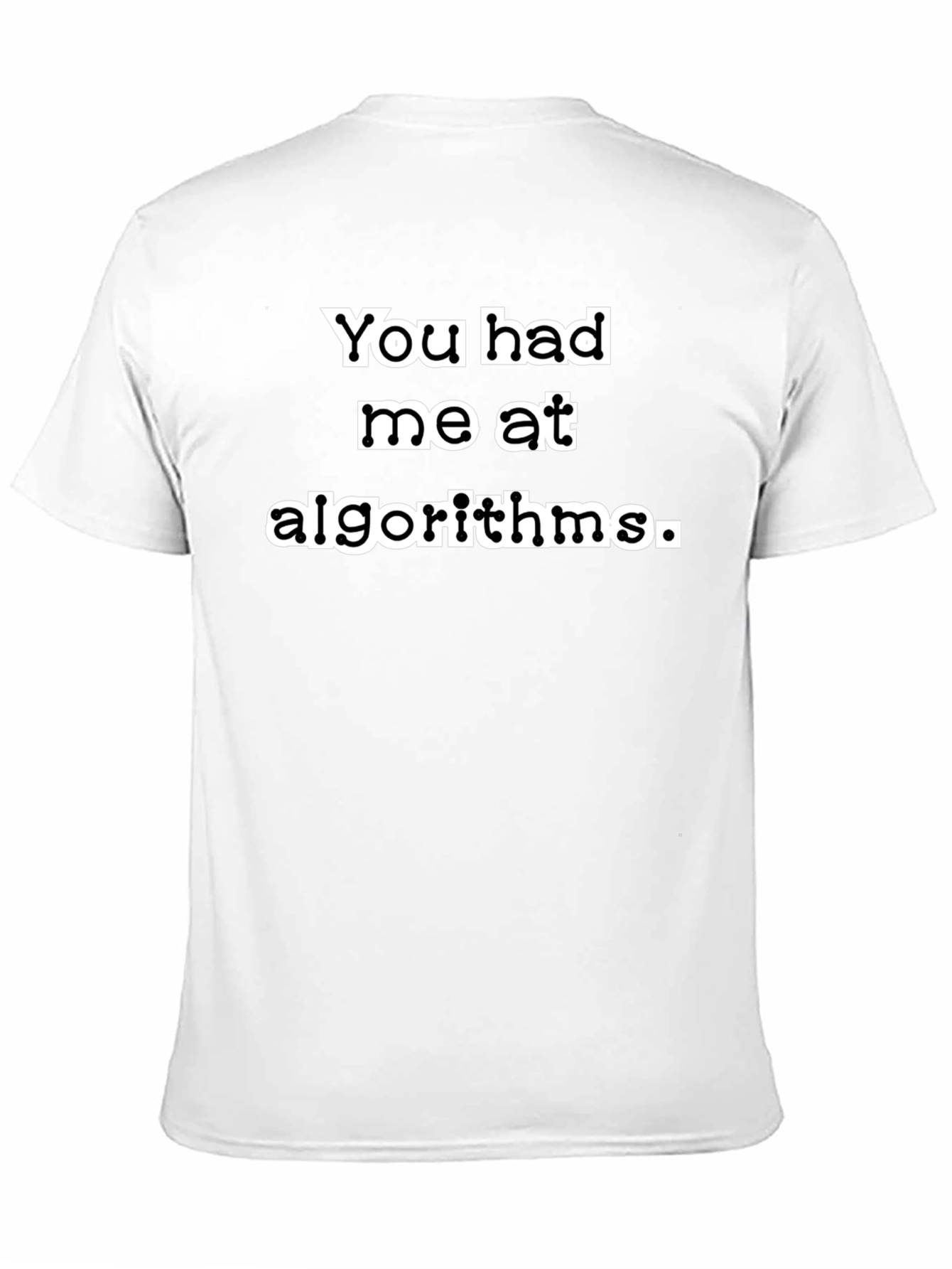 Algorithms T-Shirt: Geek Chic Programmer Tee