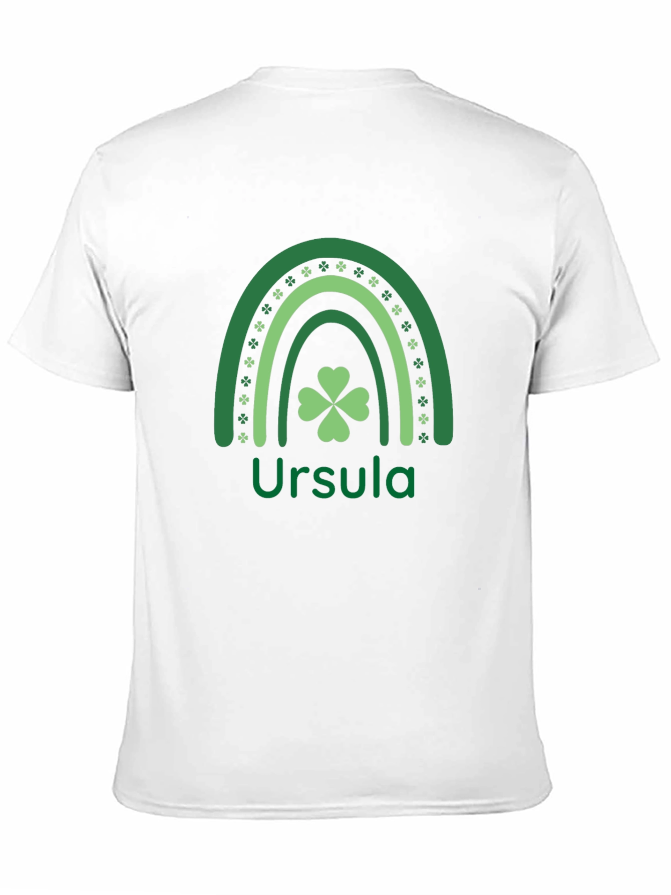 St. Patricks Day Ursula Rainbow Shamrock T-Shirt