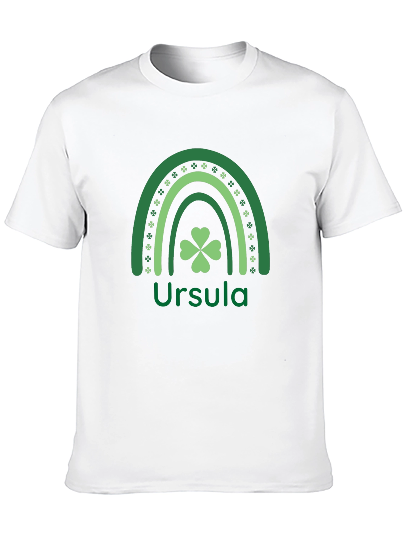 St. Patricks Day Ursula Rainbow Shamrock T-Shirt
