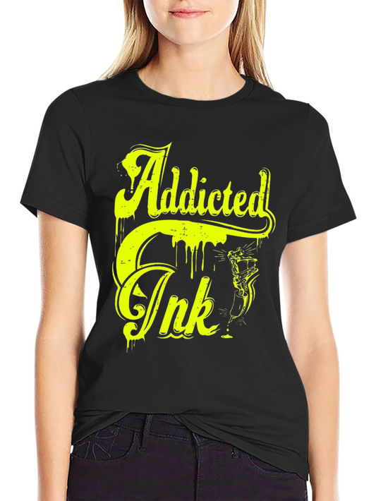 Addicted Ink Graphic T-Shirt - Bold Statement Tee