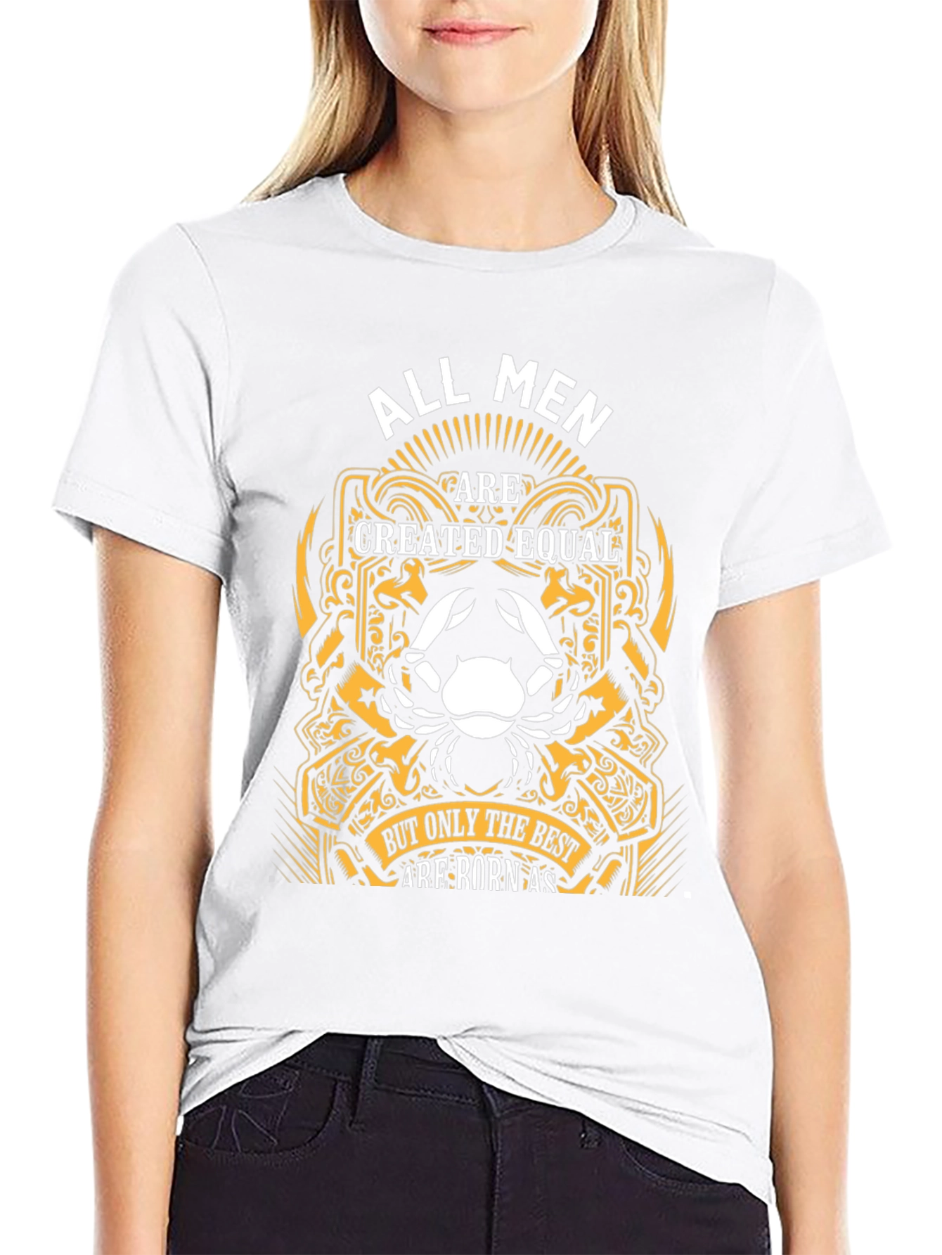 Cancer Zodiac Mens Graphic T-Shirt