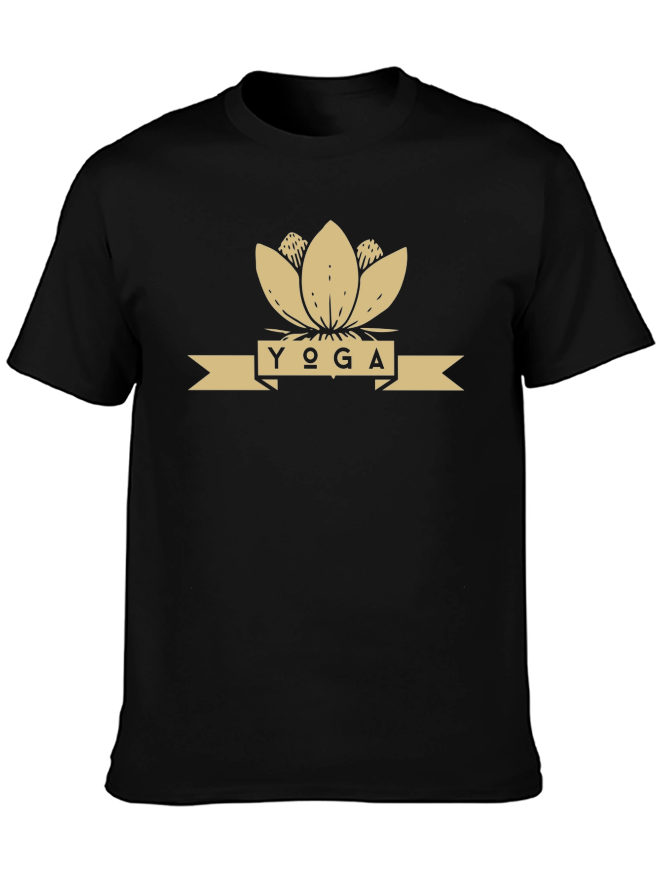 Yoga Lotus Flower Graphic Tee