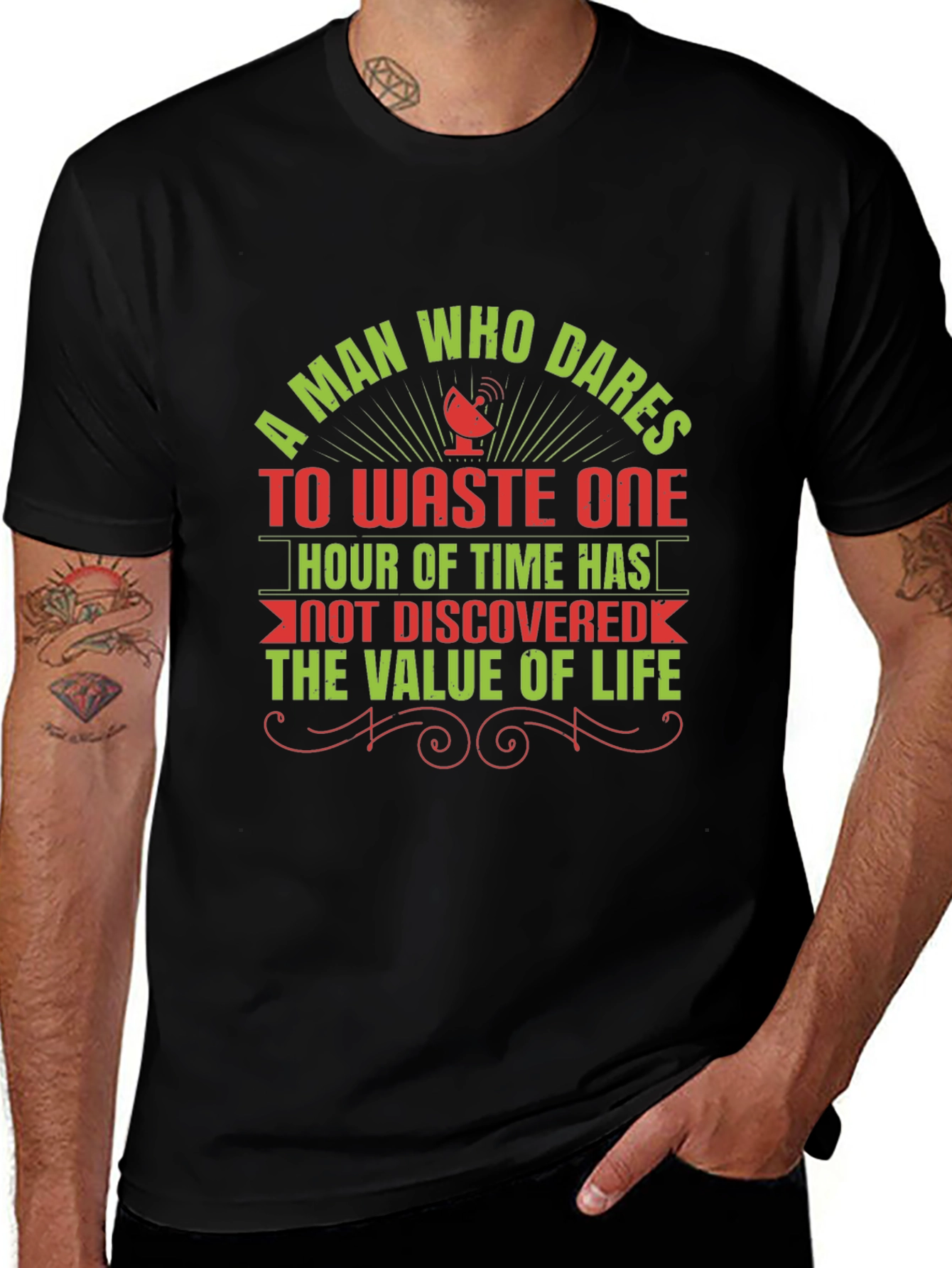 Motivational T-Shirt: Value of Time