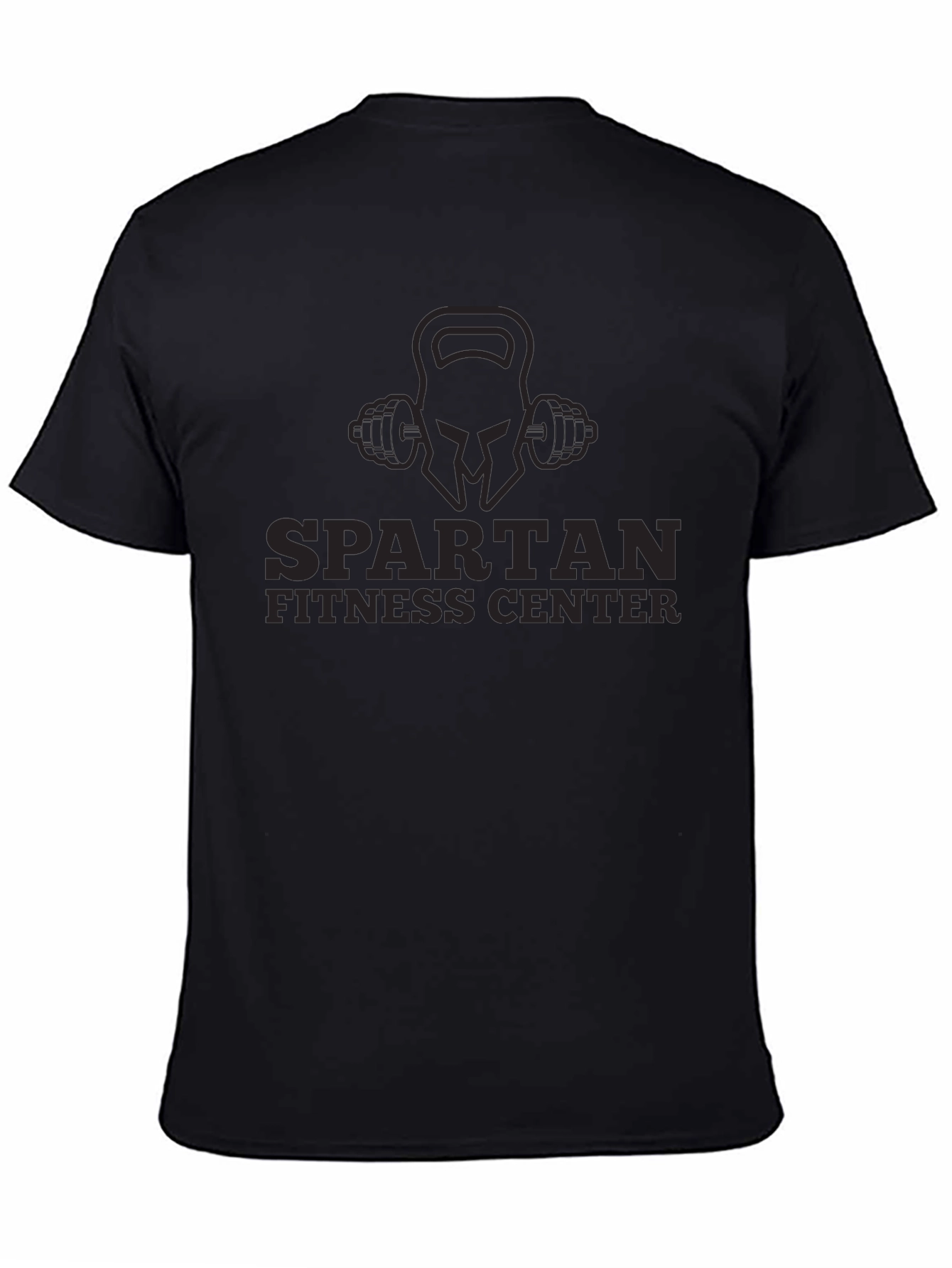 Spartan Fitness Center Black T-Shirt