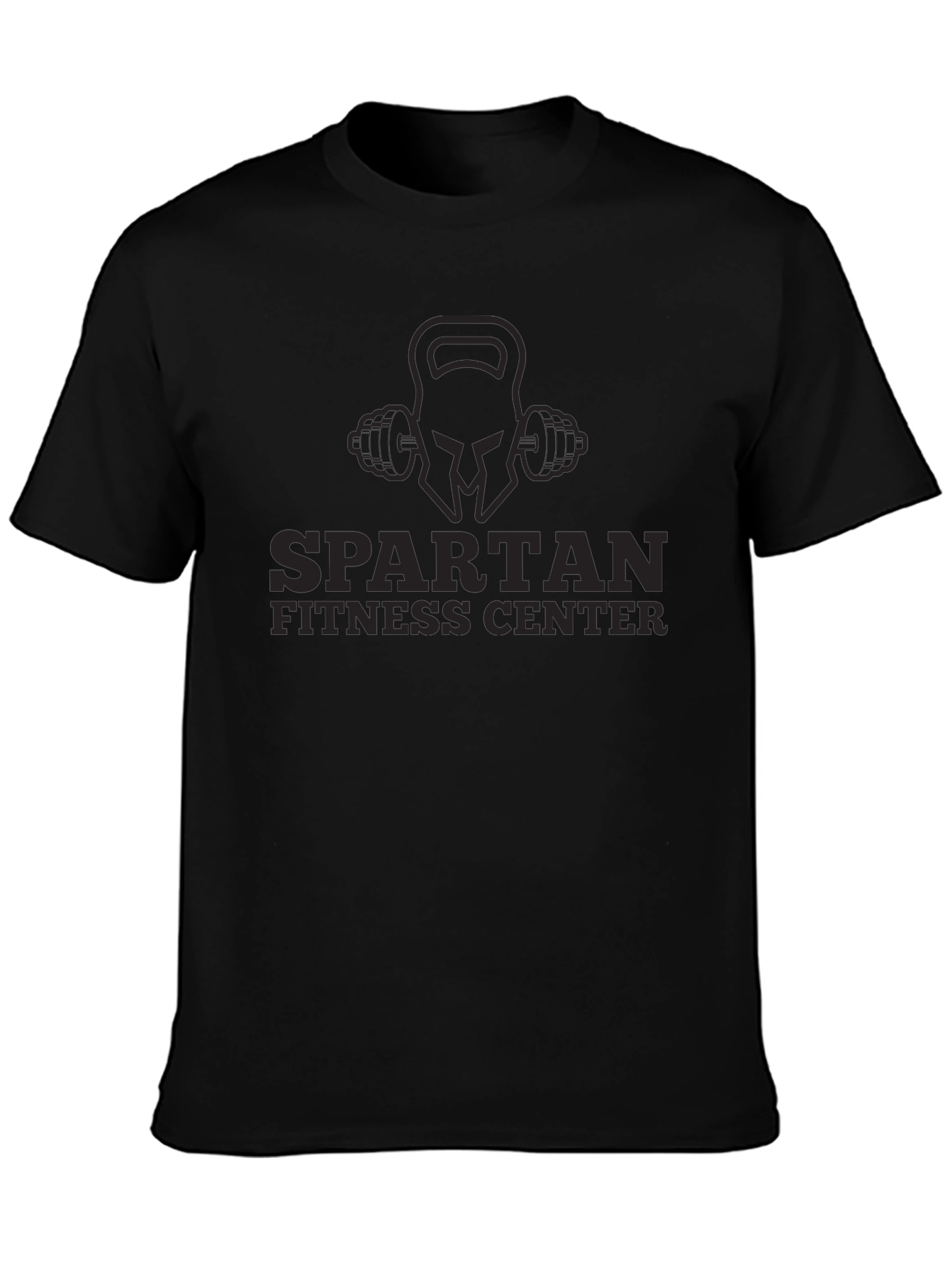 Spartan Fitness Center Black T-Shirt