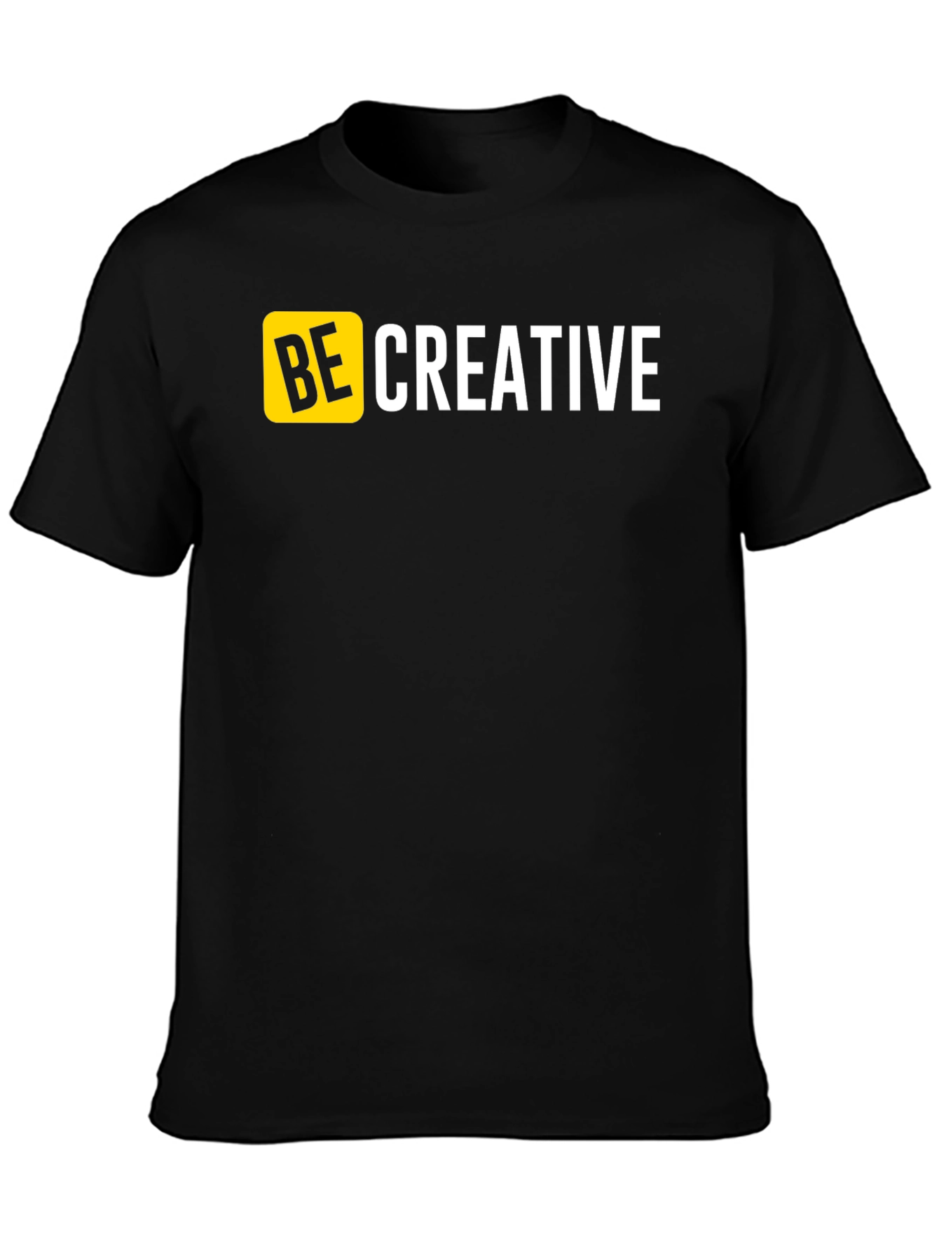 Be Creative Black T-Shirt