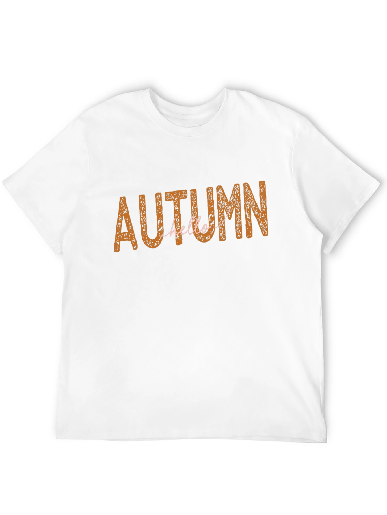 Autumn Hello Black Graphic T-Shirt