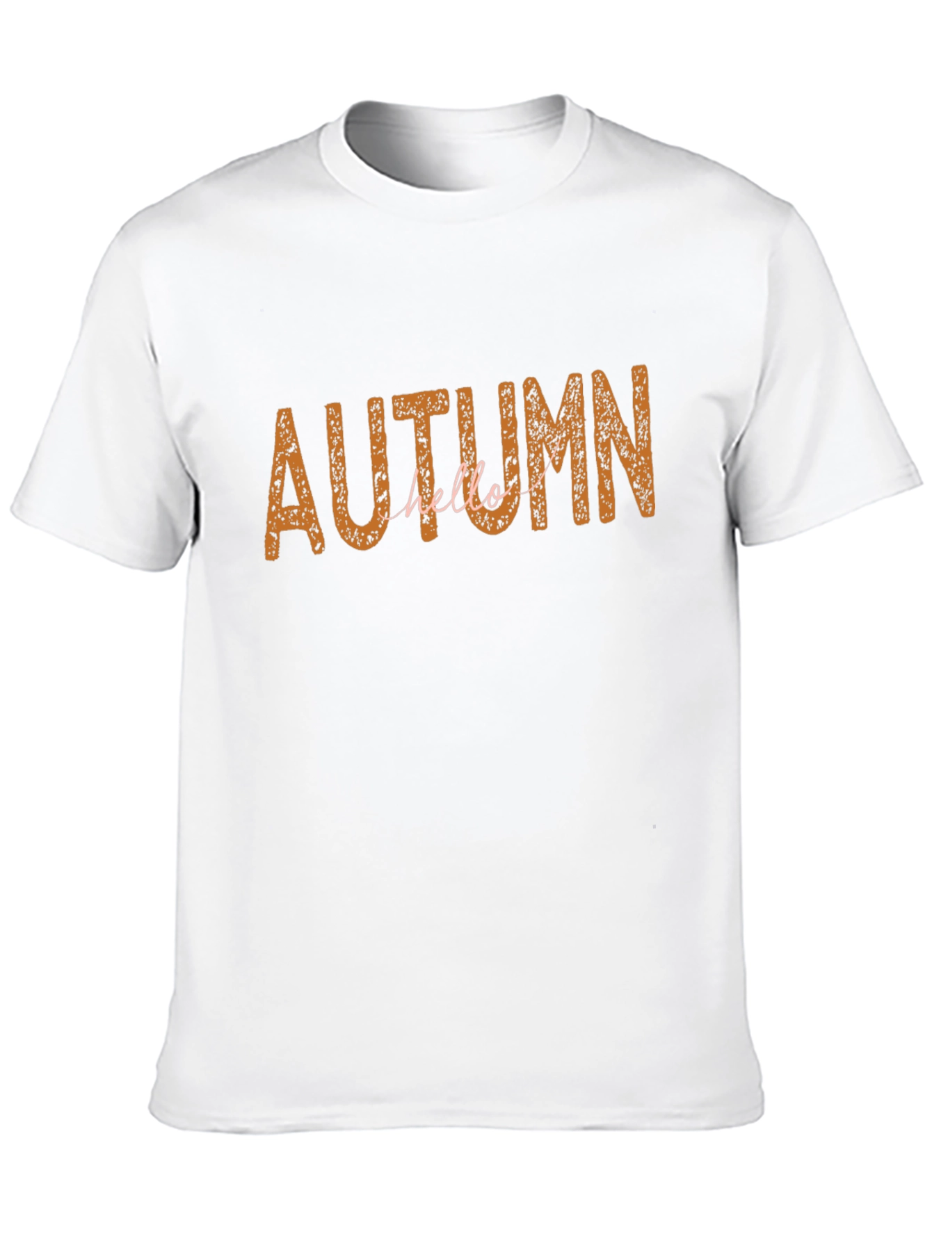 Autumn Hello Black Graphic T-Shirt