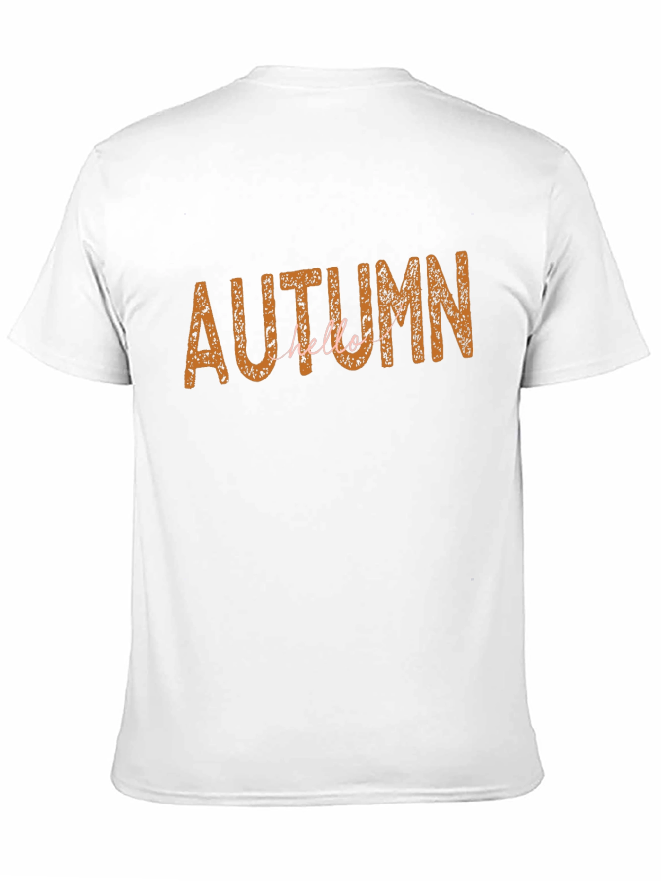 Autumn Hello Black Graphic T-Shirt