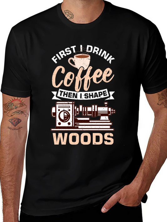 Coffee Then Woods Graphic Tee