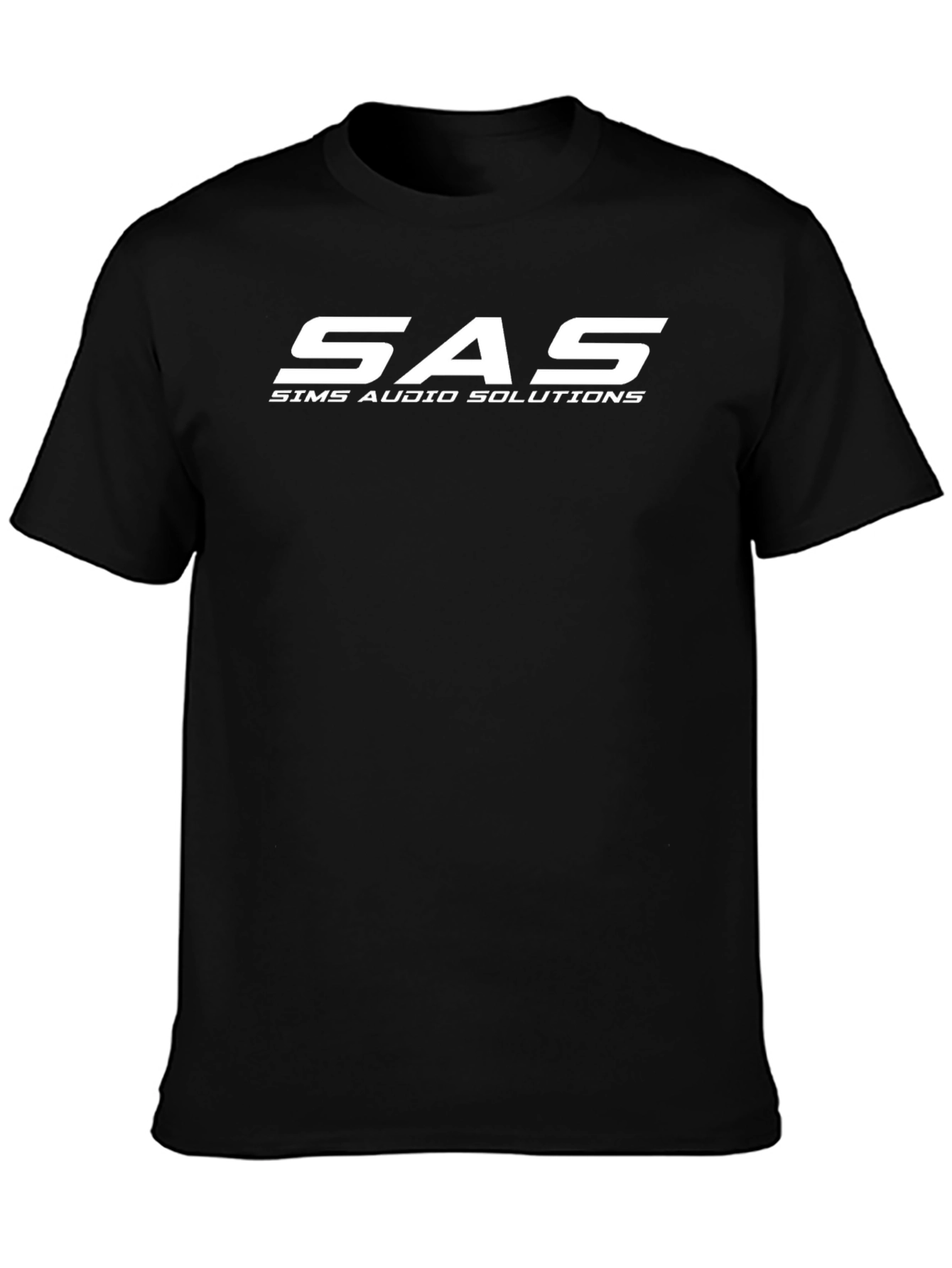 SAS Sims Audio Solutions Black T-Shirt