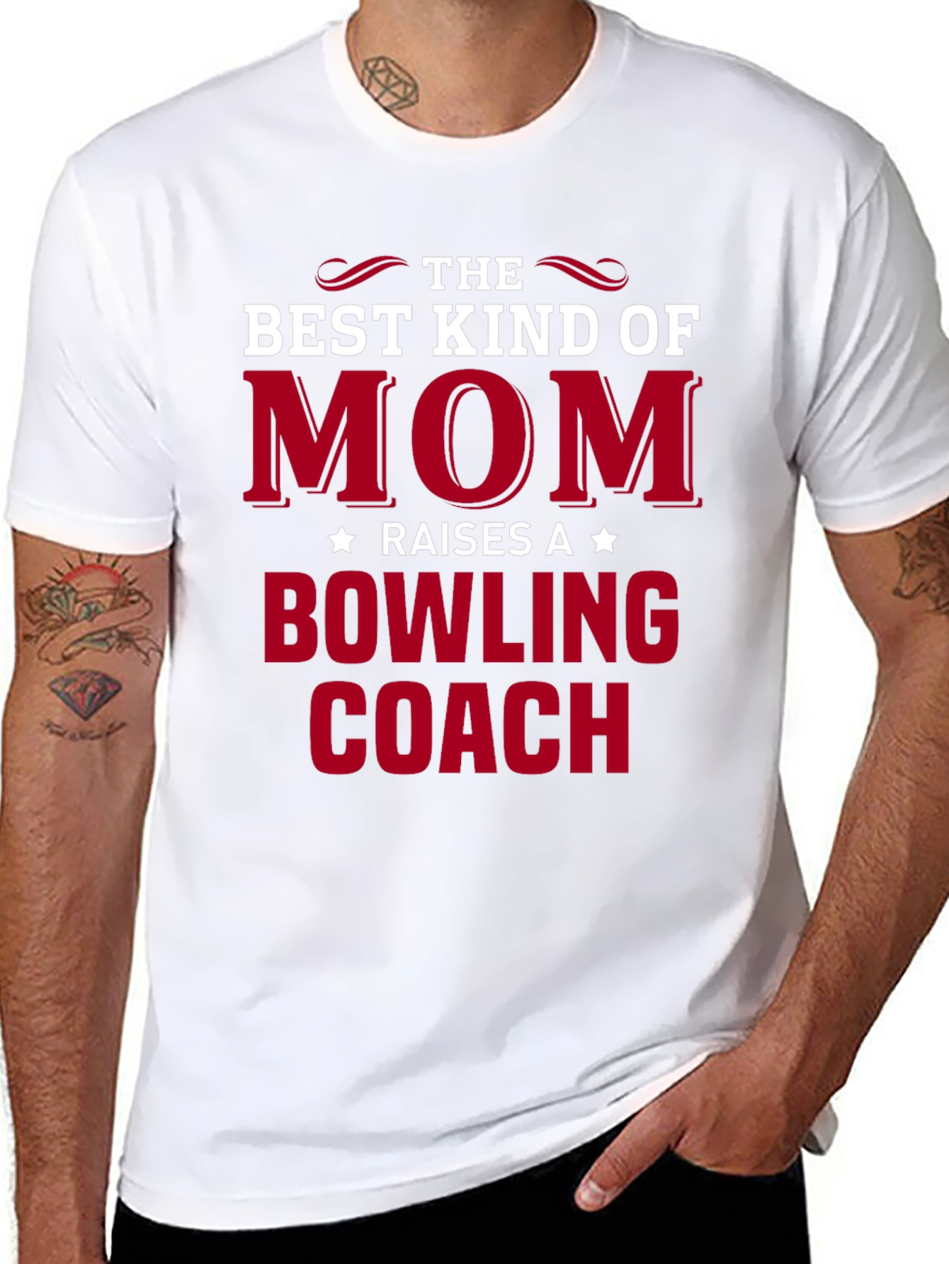 Best Kind of Mom Bowling Coach T-Shirt
