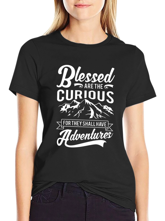 Blessed are the Curious Black T-Shirt