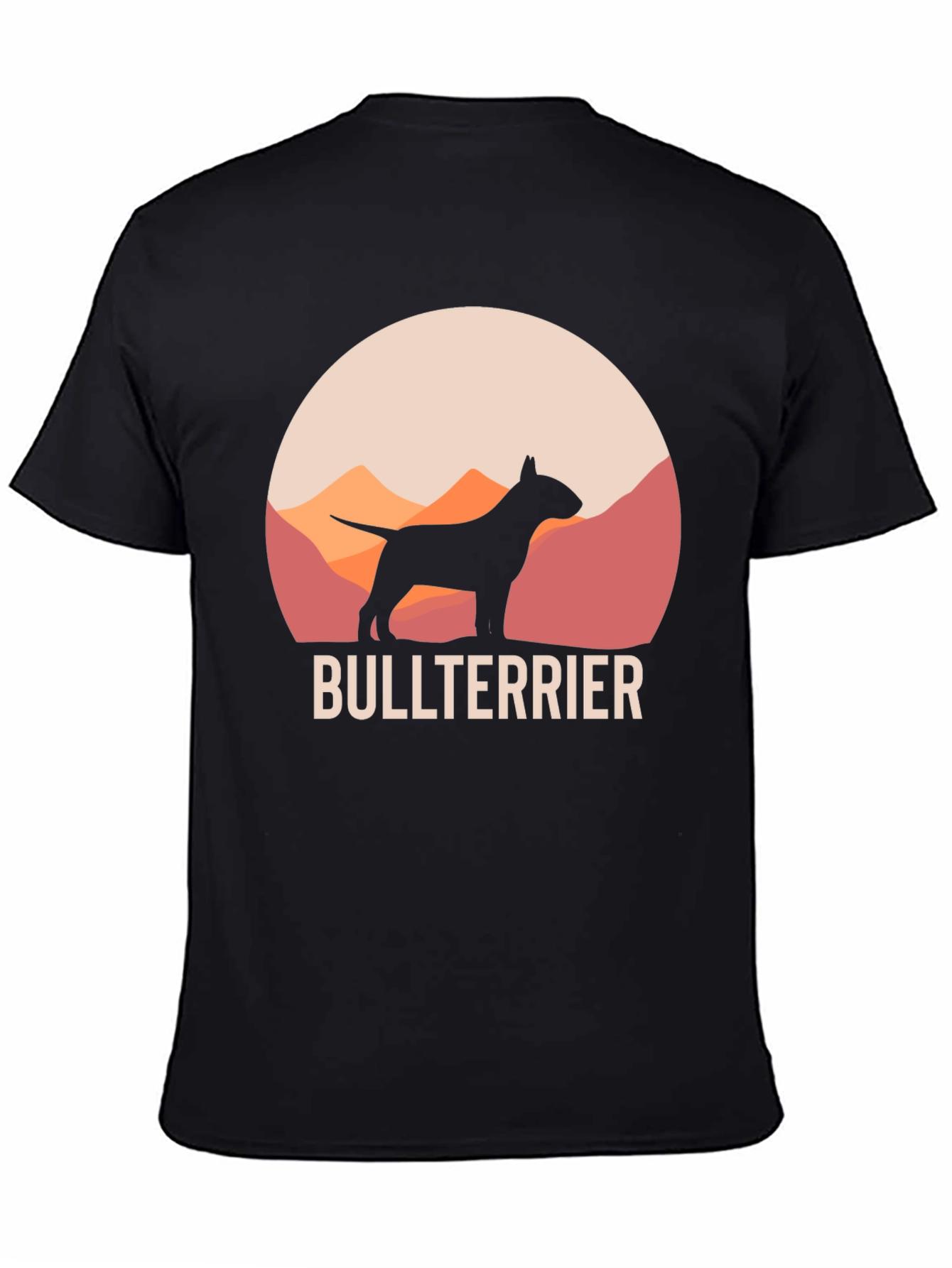 Bull Terrier Silhouette Graphic T-Shirt