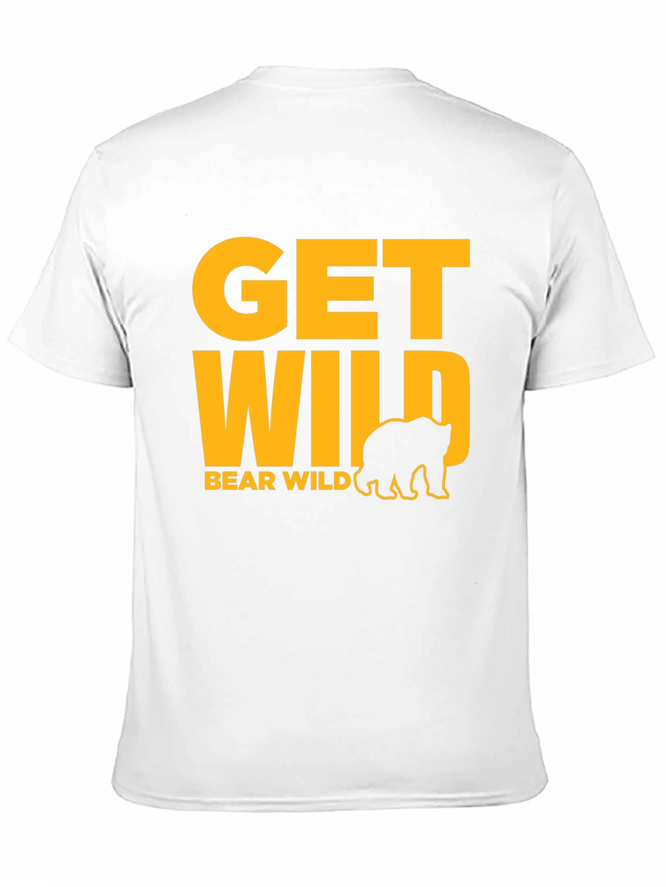 Get Wild Bear Graphic Tee - Black