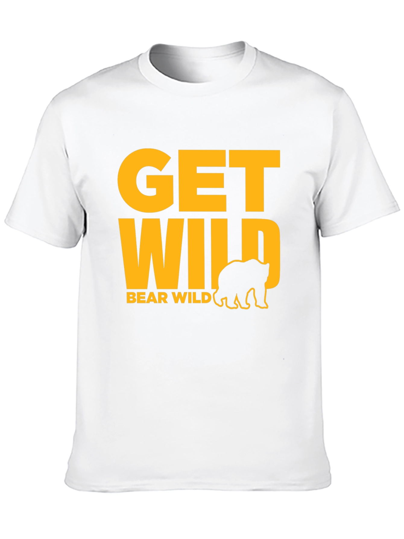 Get Wild Bear Graphic Tee - Black