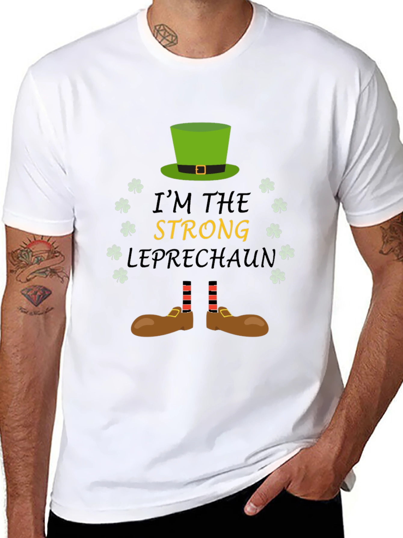 St. Patricks Day Strong Leprechaun T-Shirt