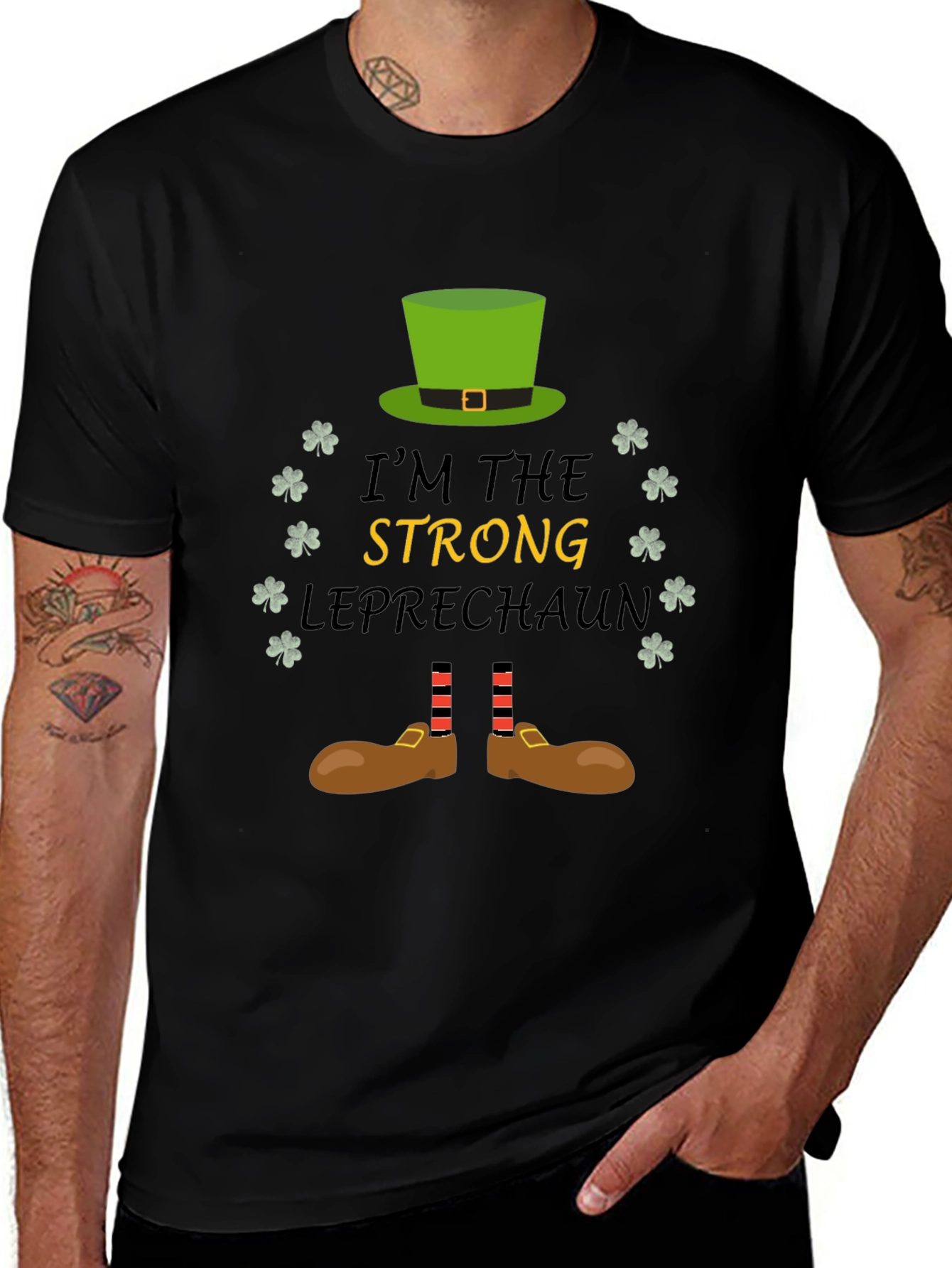 St. Patricks Day Strong Leprechaun T-Shirt