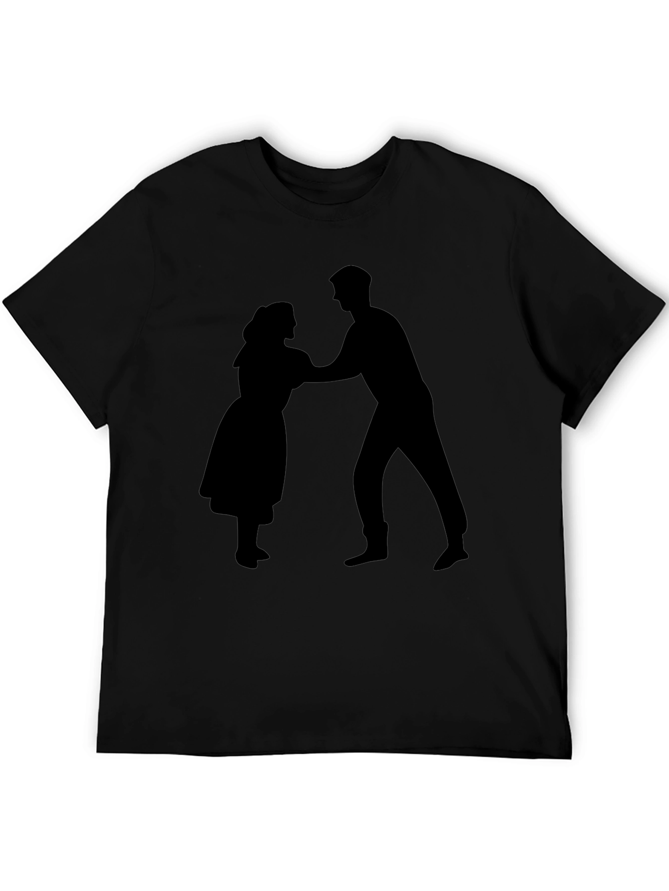 Silhouette Dance Tee - Romantic Retro Style