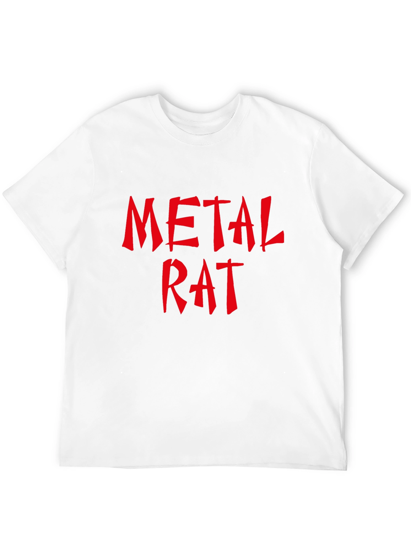 Metal Rat Graphic Black T-Shirt