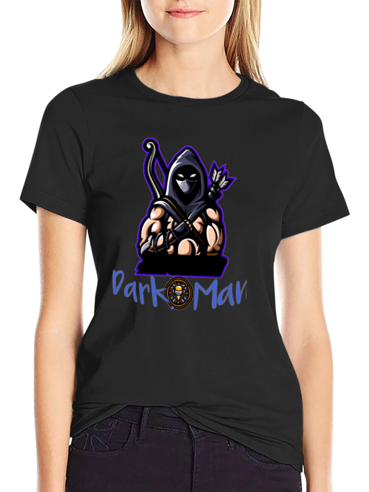 Dark Warrior Graphic Tee - Cool Gamer Shirt