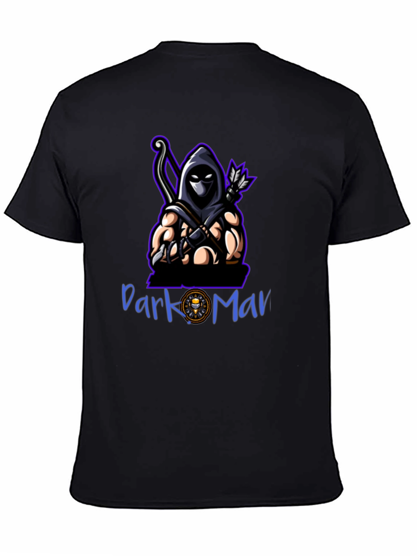 Dark Warrior Graphic Tee - Cool Gamer Shirt