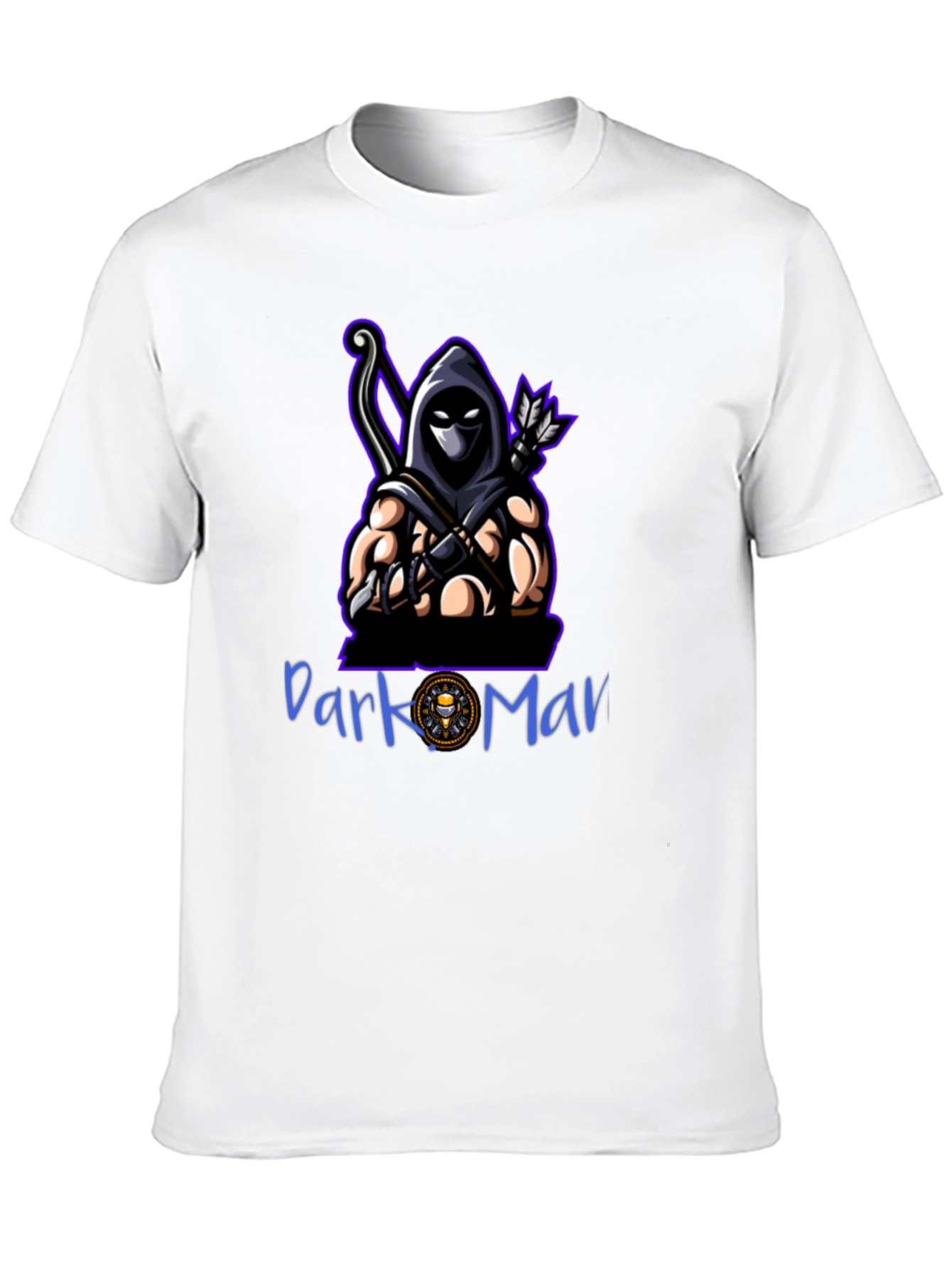 Dark Warrior Graphic Tee - Cool Gamer Shirt