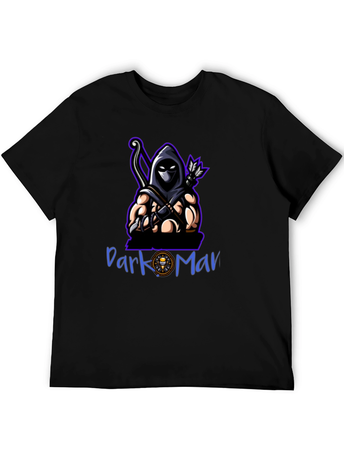 Dark Warrior Graphic Tee - Cool Gamer Shirt